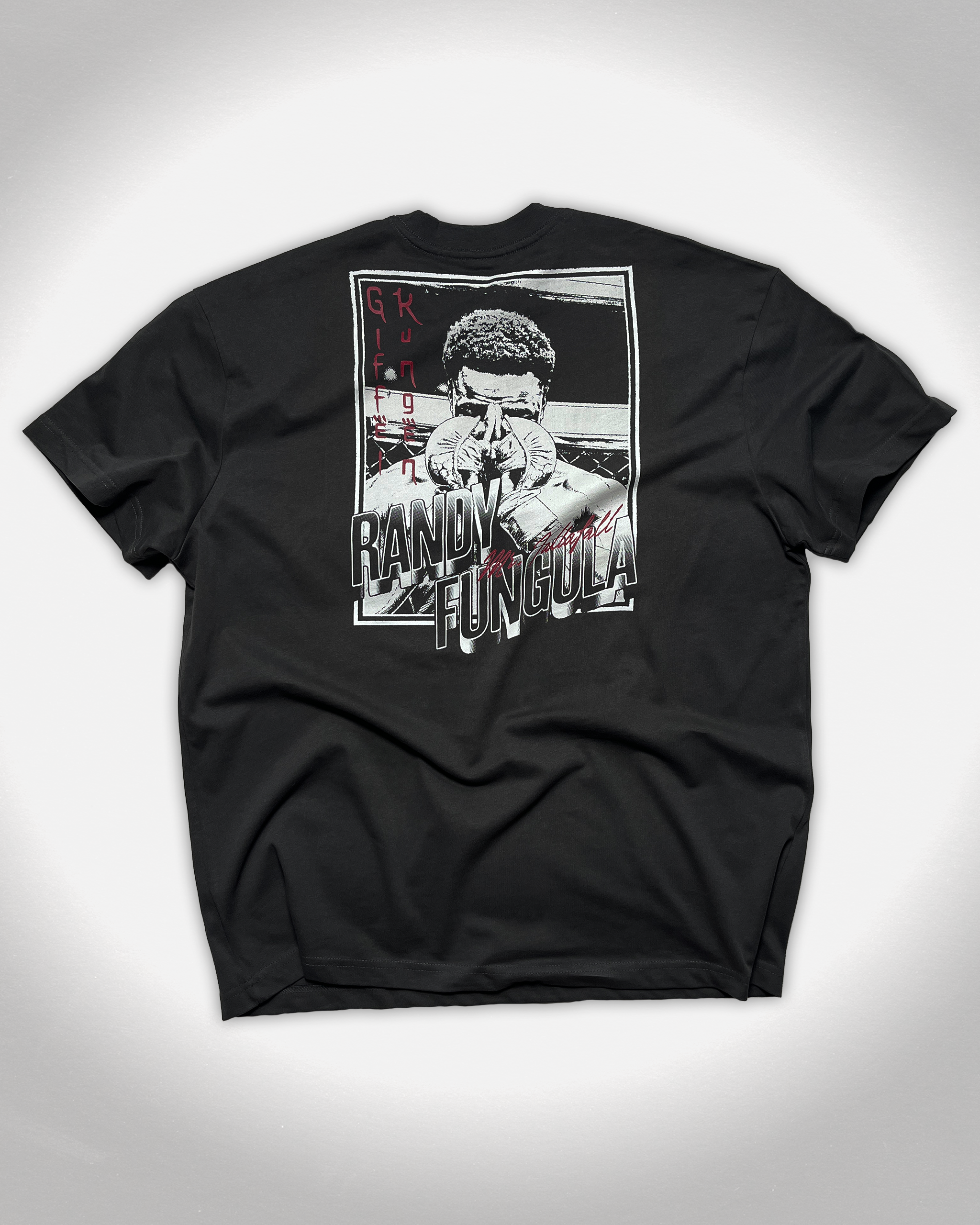 Ringside x Randy - Giffel Kungen Tee, Vintage Black
