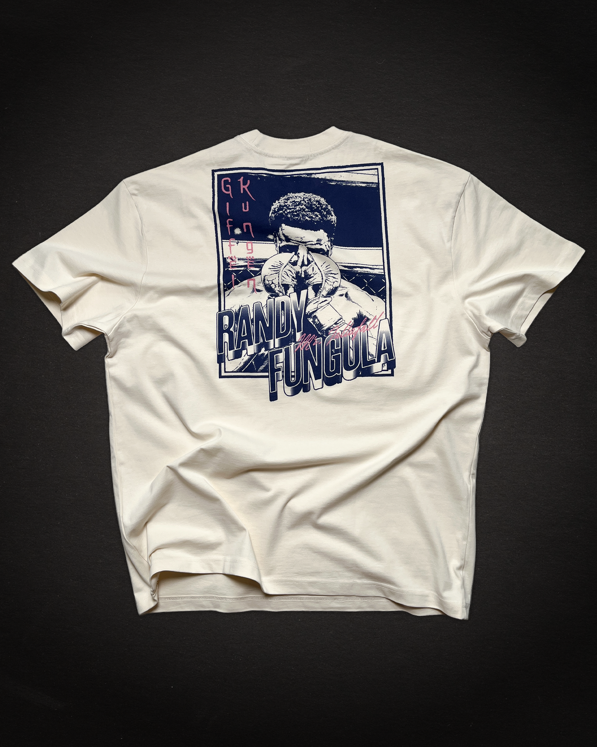 Ringside x Randy - Giffel Kungen Tee, Vintage White