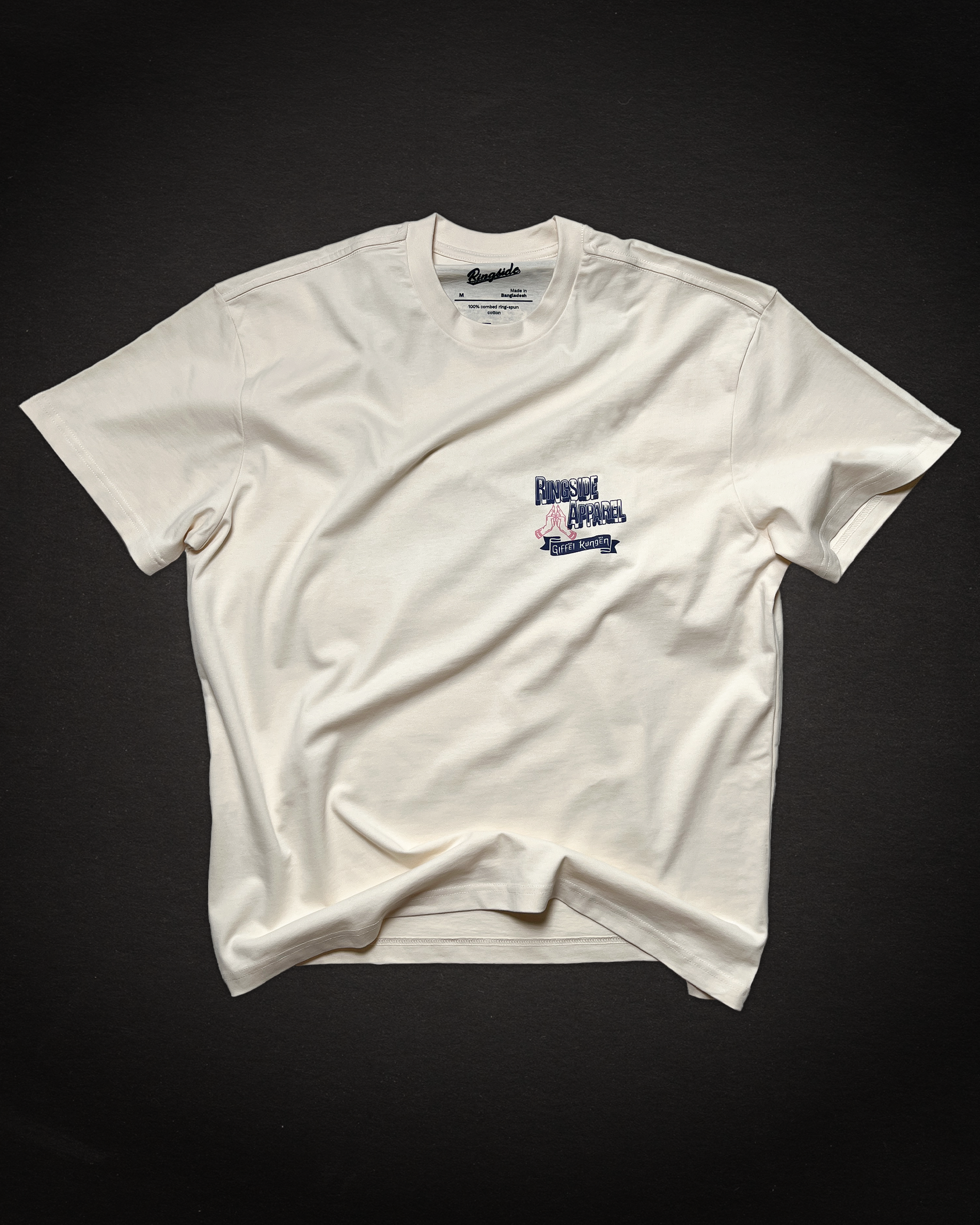 Ringside x Randy - Giffel Kungen Tee, Vintage White