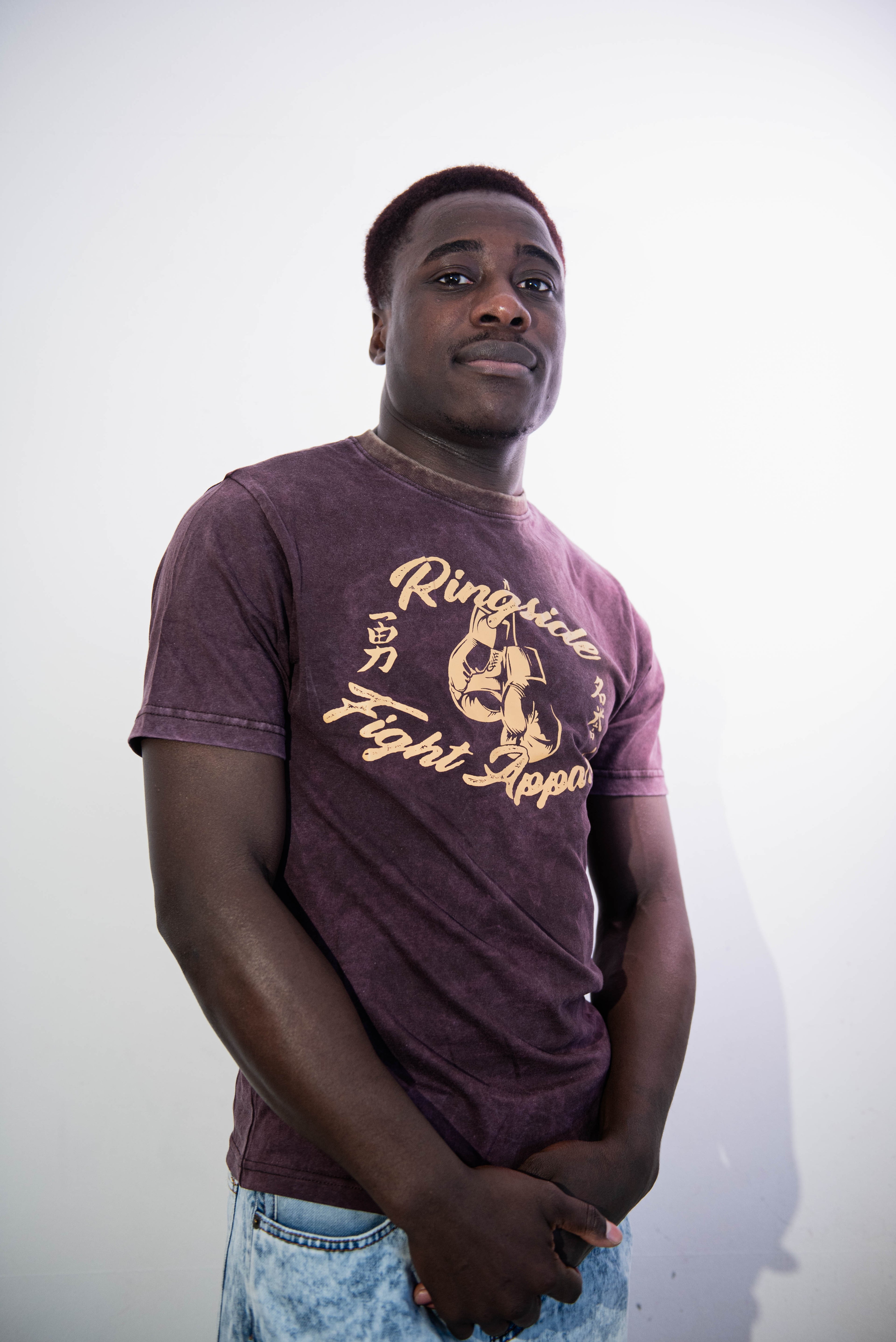 Ringside Apparel Vintage Tee Burgendy 1