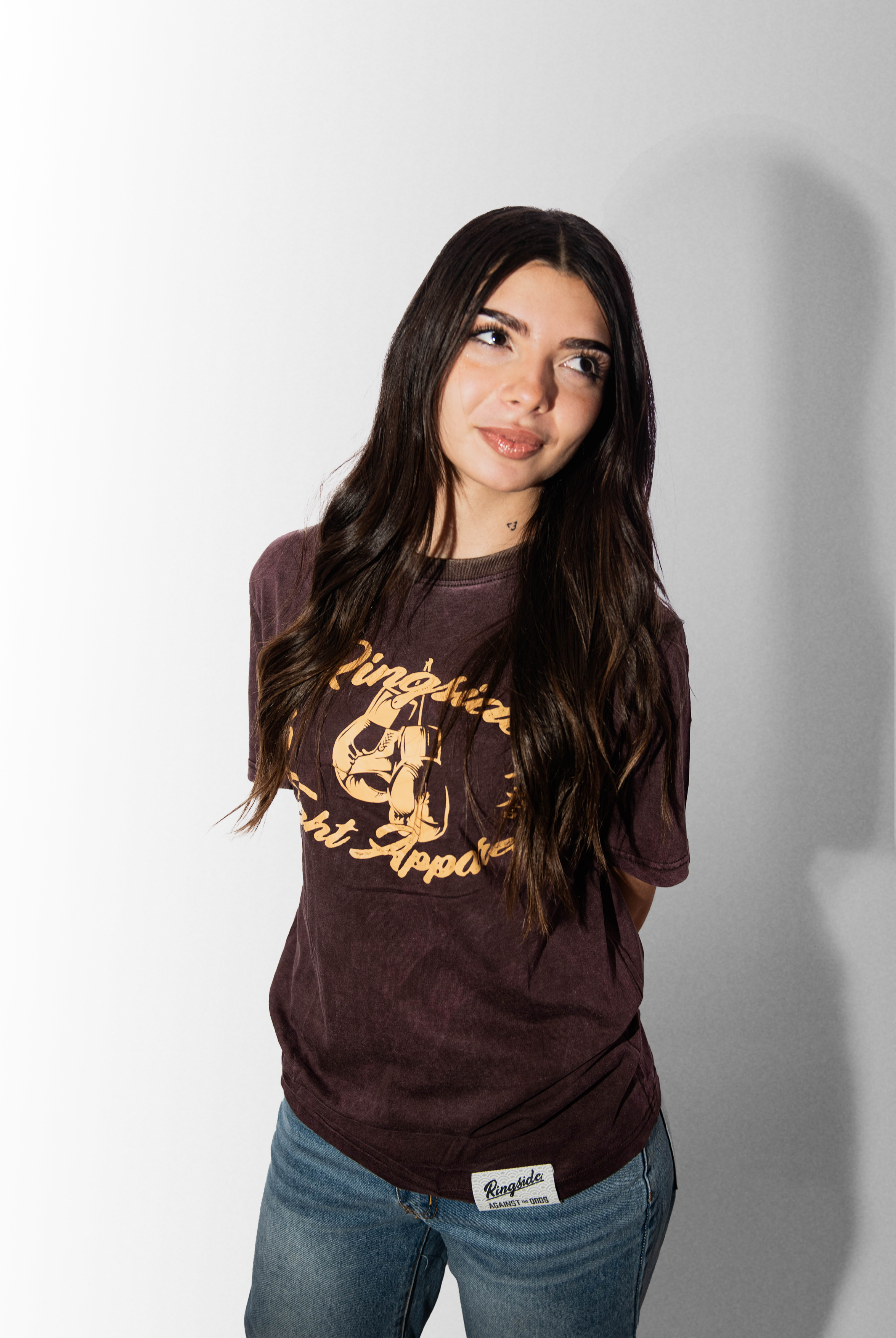 Ringside Apparel Vintage Tee Burgendy 2
